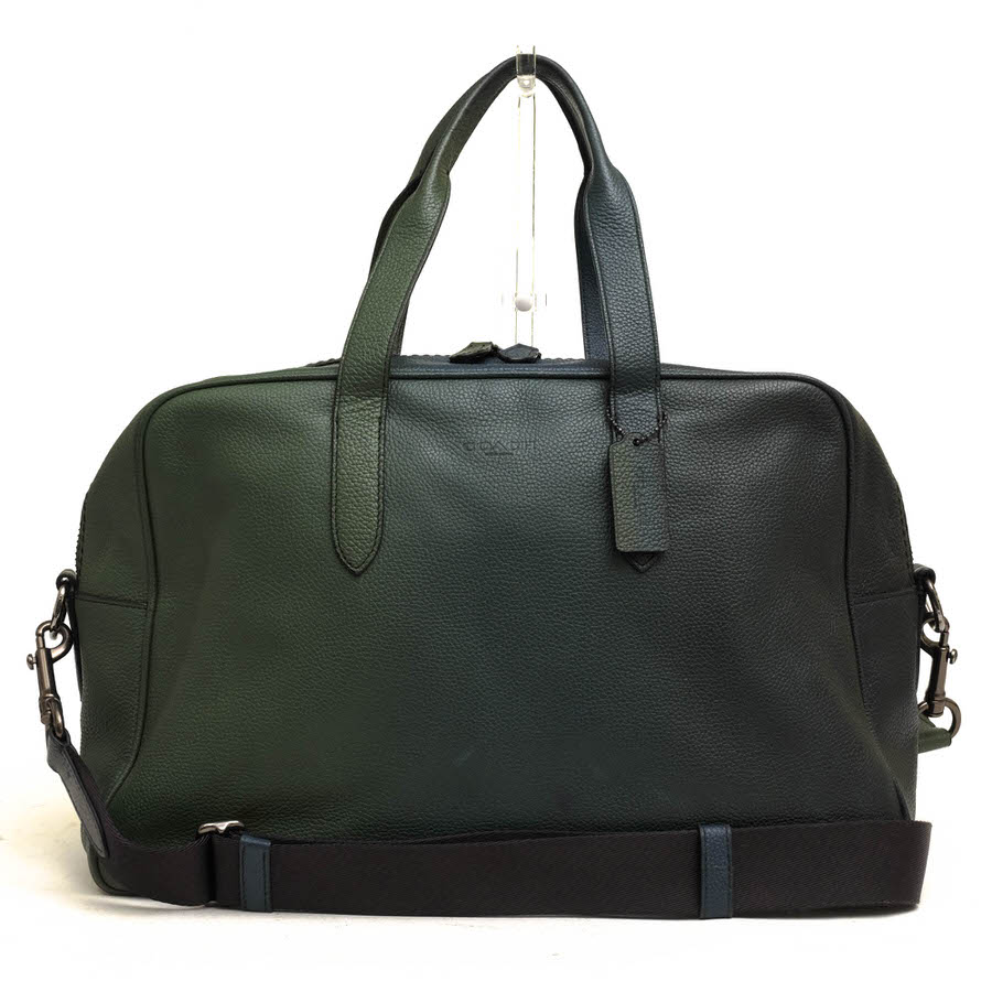 【極美品】COACH コーチ ステッチ 黒 ボストンバッグ メンズ 78424 COACH コーチ ボストンバッグ 旅行かばん メンズ 2Way レザー