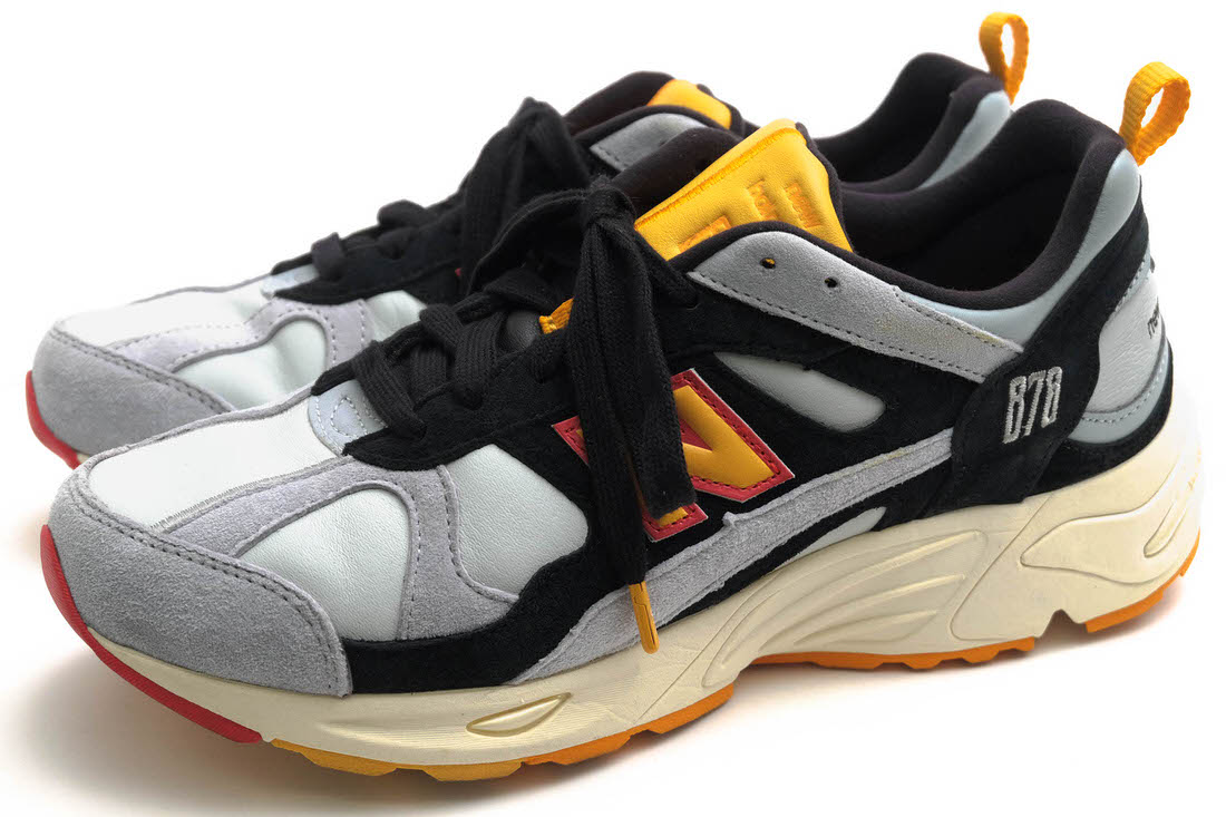 NEW BALANCE ローカットスニーカー ニューバランス CM878EN Grey Gull END.コラボモデル ABZORBクッショニングシステム 【中古】