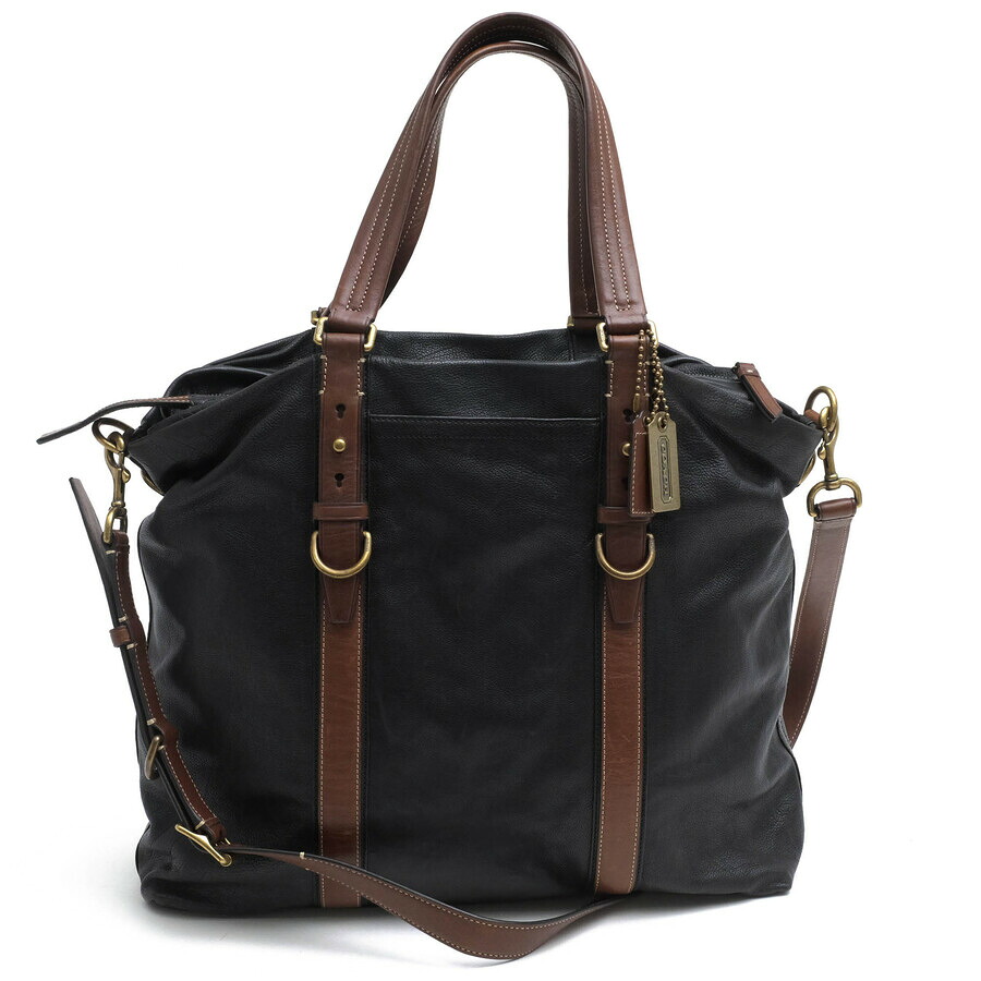 COACH トートバッグ コーチ 70191 HARRISON East West Satchel ハリソン イーストウエスト サッチェル 牛革 カーフ A4サイズ収納可 2WAY ショルダーバッグ 【中古】|ブランディング