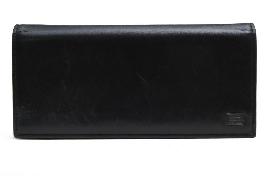 PORTER 長財布 ポーター 吉田カバン 179-03870 PLUME LONG WALLET プリュム コンビネーション鞣し 牛革 キップ 二つ折り 小銭入れあり 【中古】
