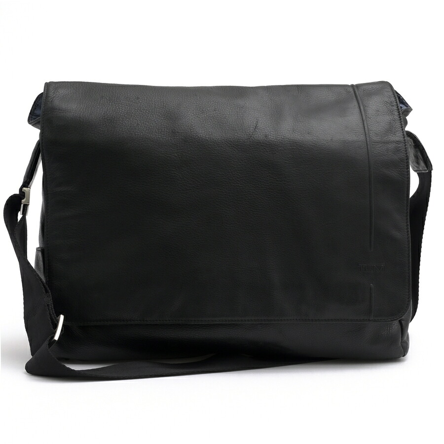 TUMI ショルダーバッグ トゥミ 6971D Canyon LAUREL 牛革 グローブタンレザー フラップ式 メッセンジャーバッグ 【中古】|ブランディング