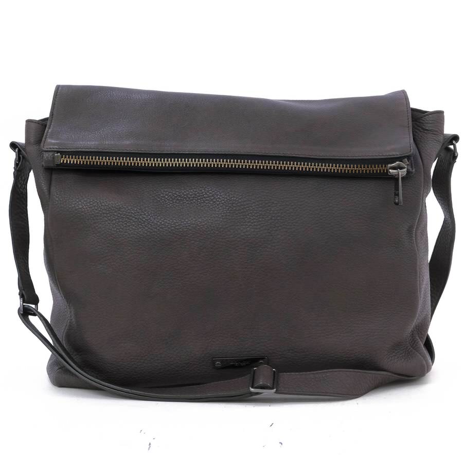 COACH ショルダーバッグ コーチ 71236 Thompson Zip Top Messenger in Leather トンプソン ジップ トップ メッセンジャー ペブルドレザー 牛革 A4サイズ収納可 メッセンジャーバッグ シボ革 シュリンクレザー 【中古】