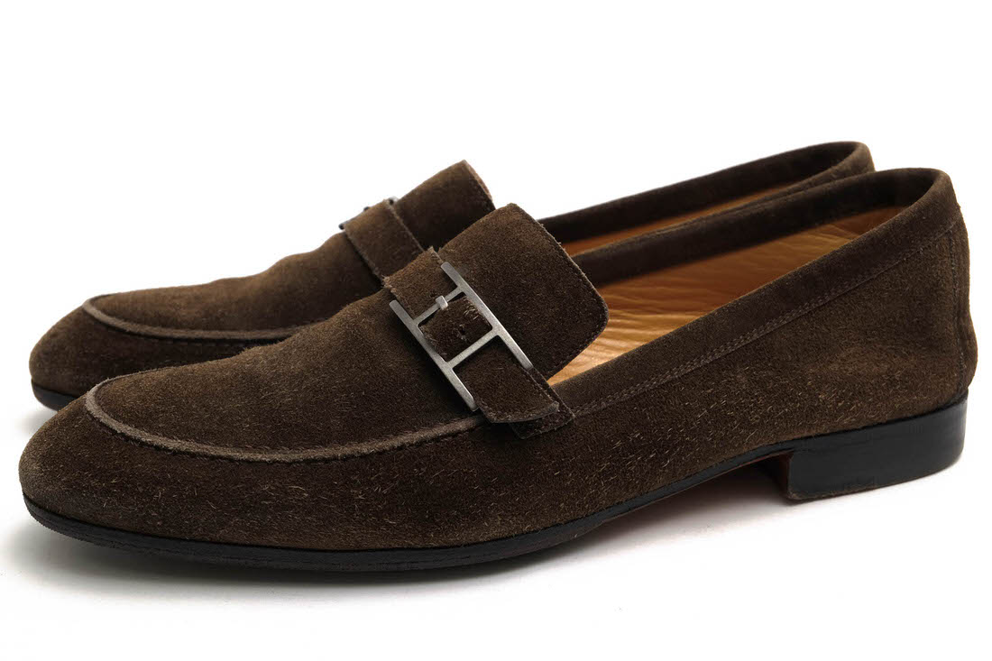 楽天市場】HERMES エルメス 美品 HERMES エルメス Hロゴ ローファー