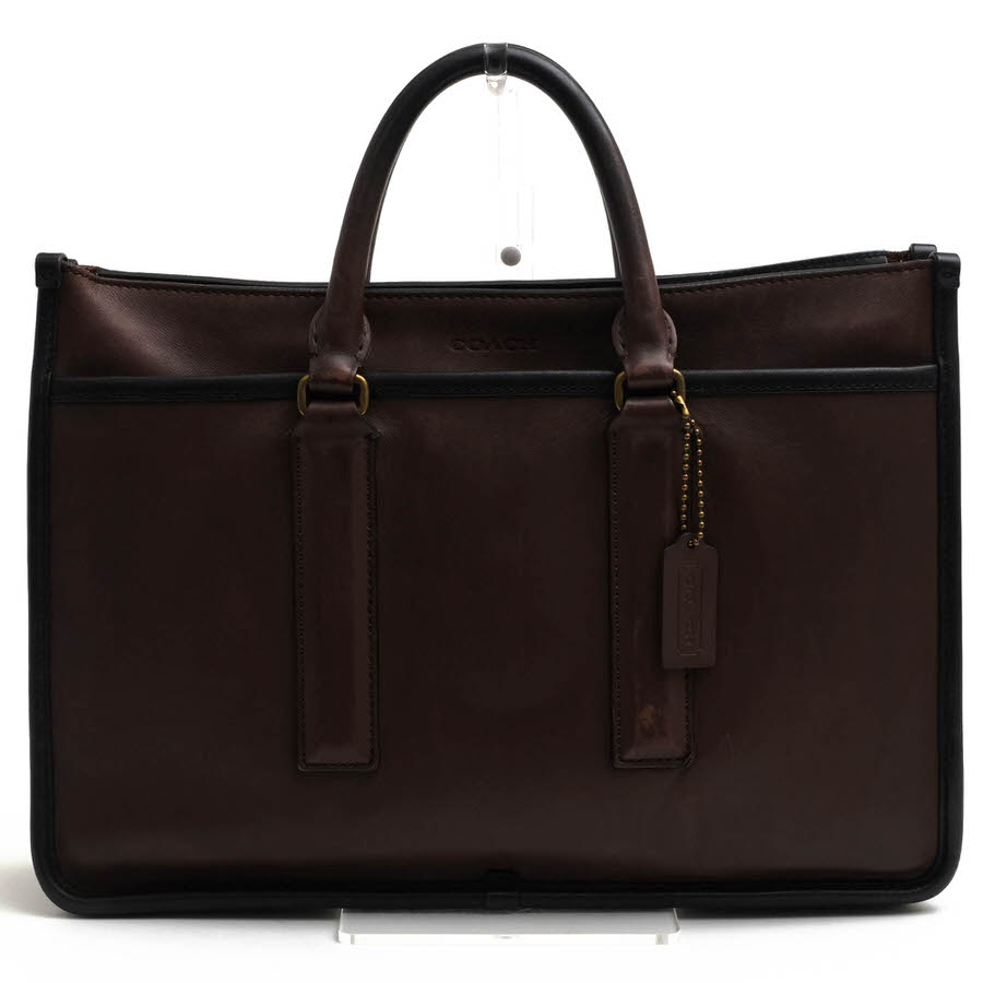 COACH ビジネスバッグ コーチ 70723 Legacy Brief レガシー ブリーフ 牛革 カウハイド 【中古】|ブランディング