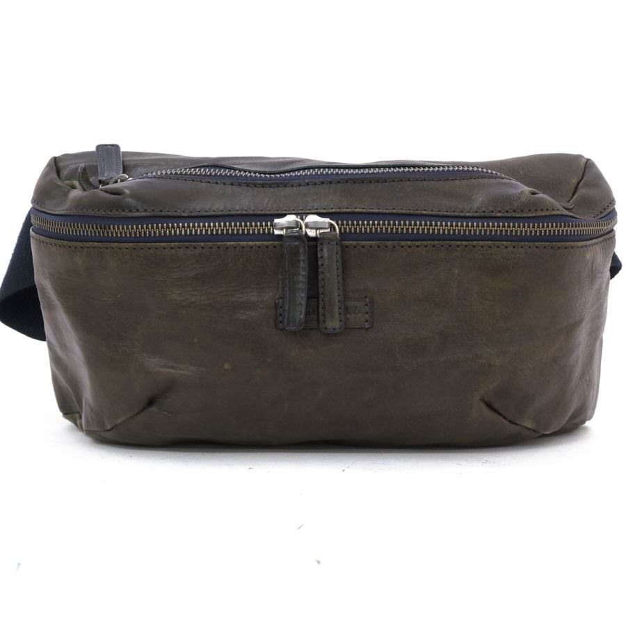 Daniel＆Bob ウエストバッグ ダニエル＆ボブ GIANNI RODI ジャンニ ロディ 牛革  ボディバッグ ウォッシュ加工 【中古】