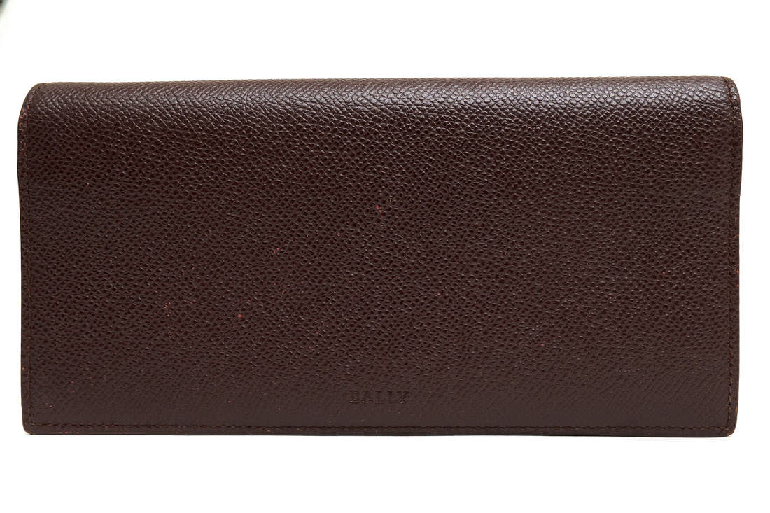 BALLY 長財布 バリー BALIRO.B グレイン型押しカーフレザー 子牛革 グレイン型押し 小銭入れあり 【中古】｜ブランディング