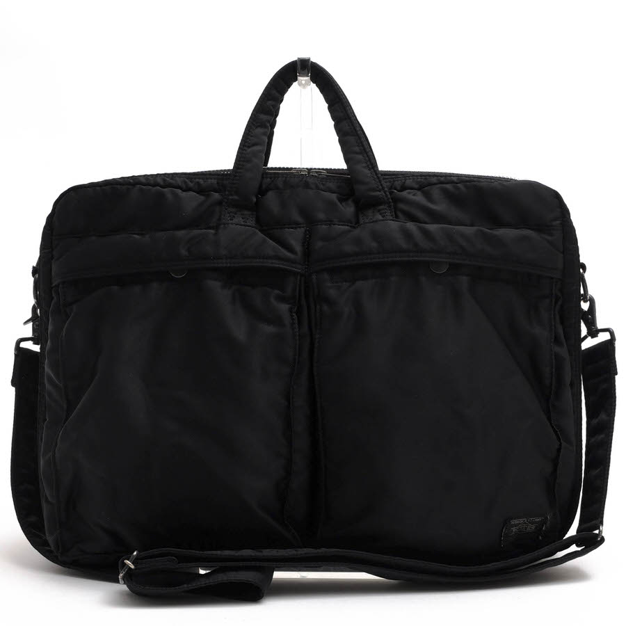 PORTER ビジネスバッグ ポーター 吉田カバン 622-77136 TANKER 2WAY BRIEFCASE タンカー ナイロンツイル ポリエステル綿ボンディング加工 オーバーナイトバッグ 定番 2WAY ショルダーバッグ 【中古】 20,030円