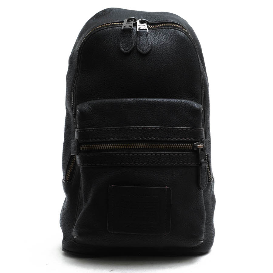 COACH ショルダーバッグ コーチ 32239 アカデミー パック ペブルレザー 牛革 ボディバッグ シボ革 シュリンクレザー 【中古】