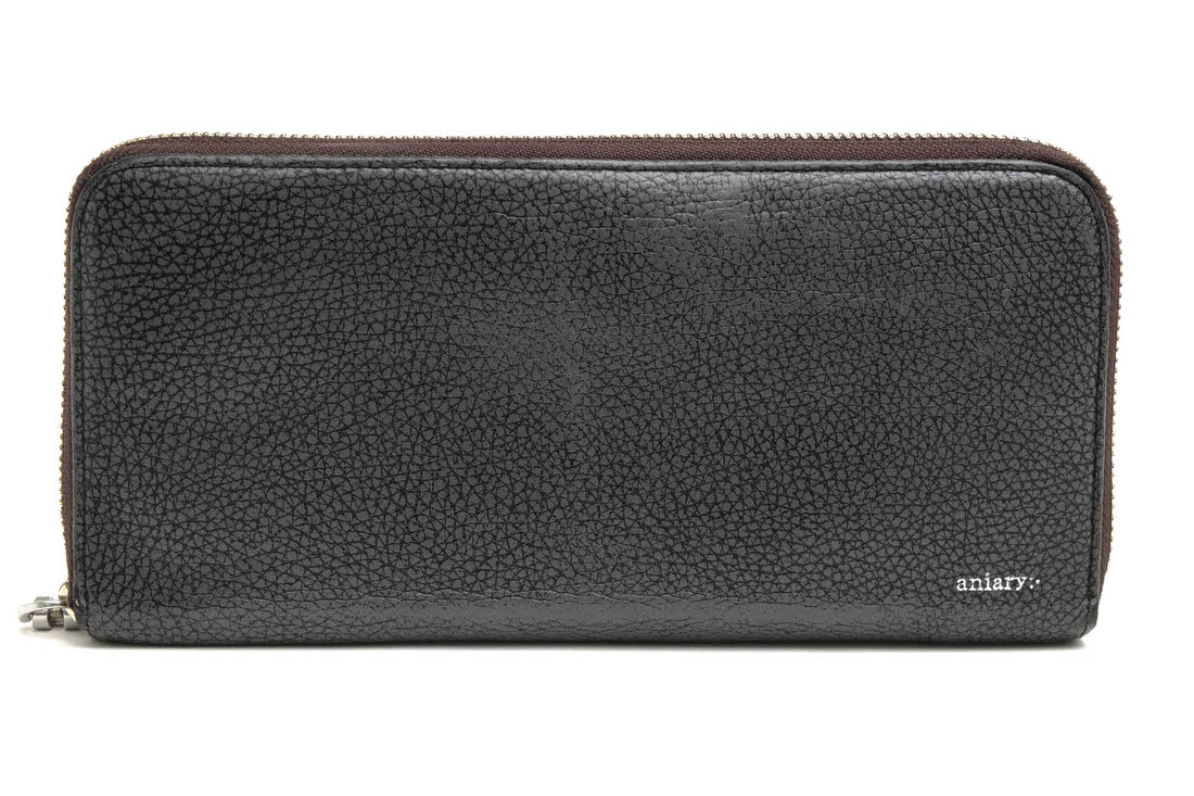 極美品✨aniary アニアリ クロコ 長財布 ラウンドファスナー　ブラウン 楽天市場】【緑屋質屋】aniary(アニアリ) ラウンドファスナー 長