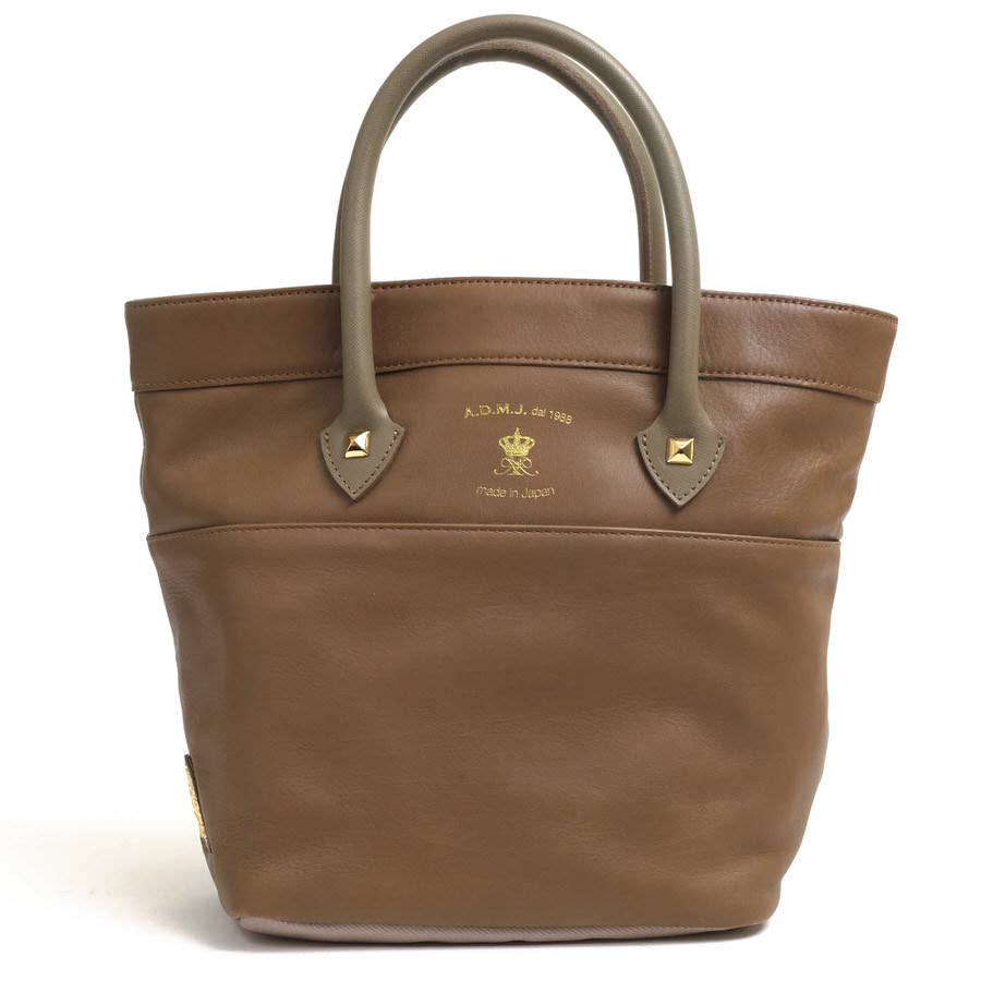 ADMJ ハンドバッグ エーディーエムジェイ 15SS01010 ベビーカーフ BABY CALF サフィアーノ Saffiano   【中古】