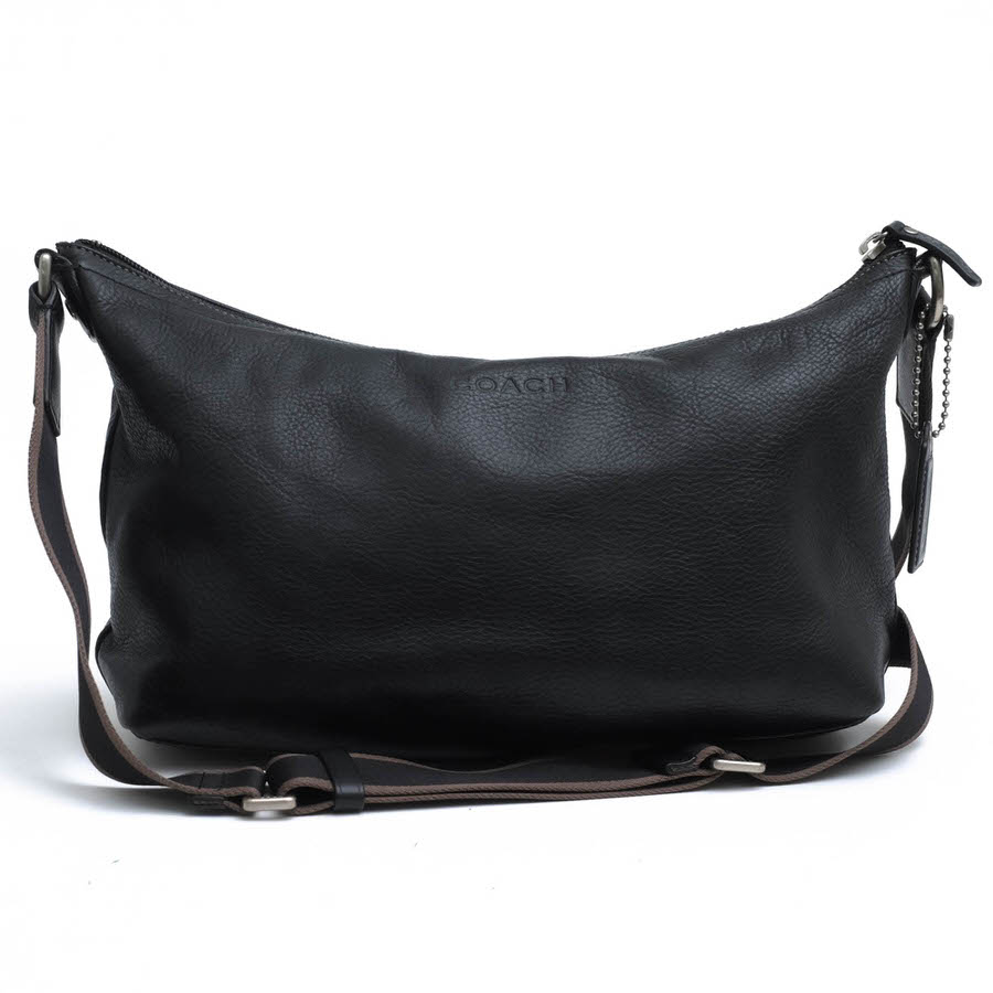 COACH ショルダーバッグ コーチ F70559 HERITAGE WEB LEATHER ヘリテージ ウェブ レザー スモール クロスボディー ウェブレザー 牛革 カーフ クロスボディ メッセンジャーバッグ 定番 【中古】