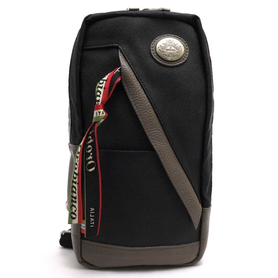 orobianco ショルダーバッグ オロビアンコ TRAVERSO ST.LOUIS カーフ 牛革 クロスボディ ボディバッグ 【中古】|ブランディング
