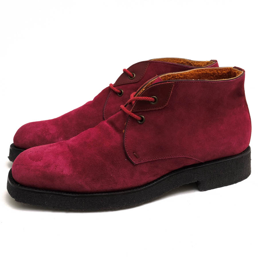 MAXVERRE チャッカブーツ マックスヴェッレ 2EYE CHUKKA 牛革 クレープソール プレーントゥ 【中古】