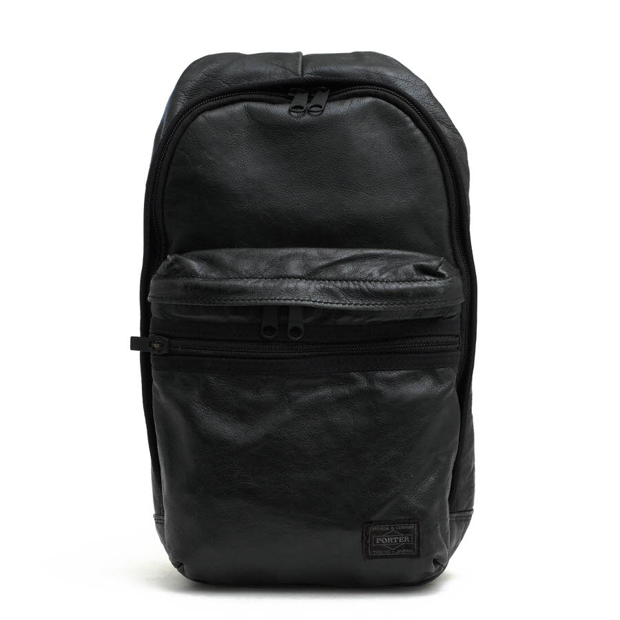 PORTER ショルダーバッグ ポーター 吉田カバン 023-03799 ALOOF SLING SHOULDER BAG アルーフ カーフ インド輸入革 クローム鞣し 牛革 ボディバッグ 【中古】