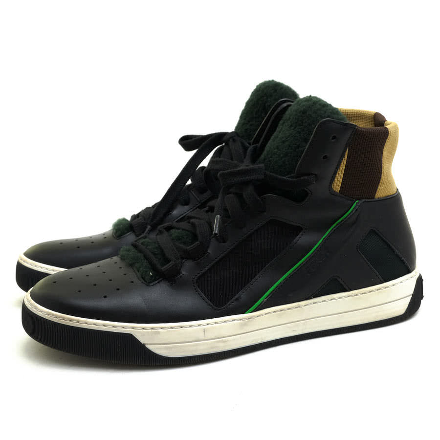 フェンディ　スニーカー 楽天市場】【フェンディ】Fendi レザー ズッカ柄 ハイカット