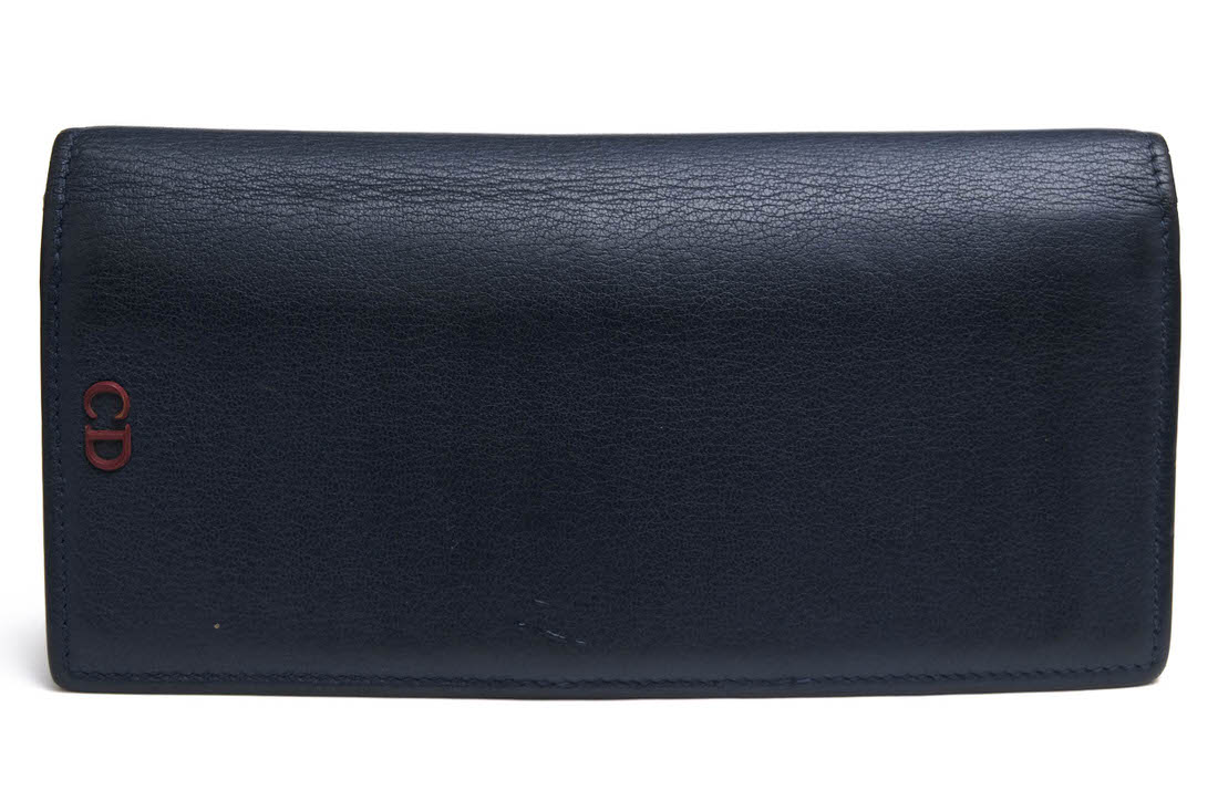 新品 正規品 Dior ディオールオム メンズ長財布 ファスナー レザー ディオール・オムラウンドジップロングウォレット 黒 シルバー