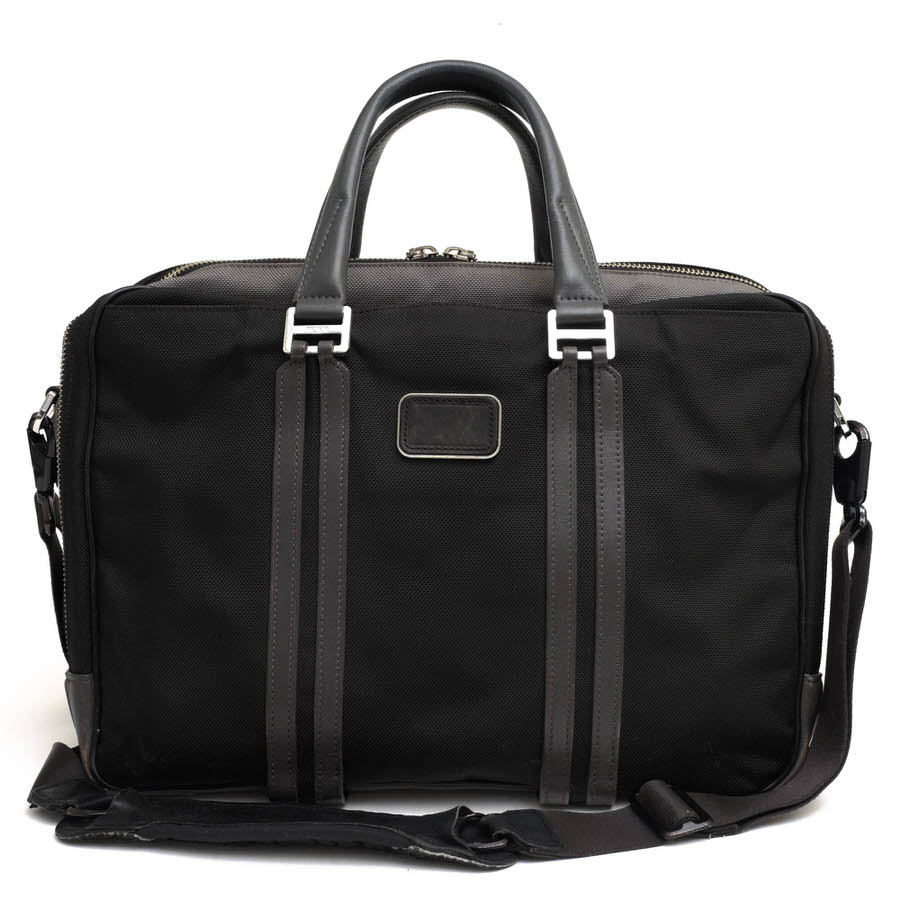 【美品】TUMI 26516DH ビジネスバッグ TUMI - TUMI(トゥミ) ビジネスバッグ - 26516DH 黒 本体ロック