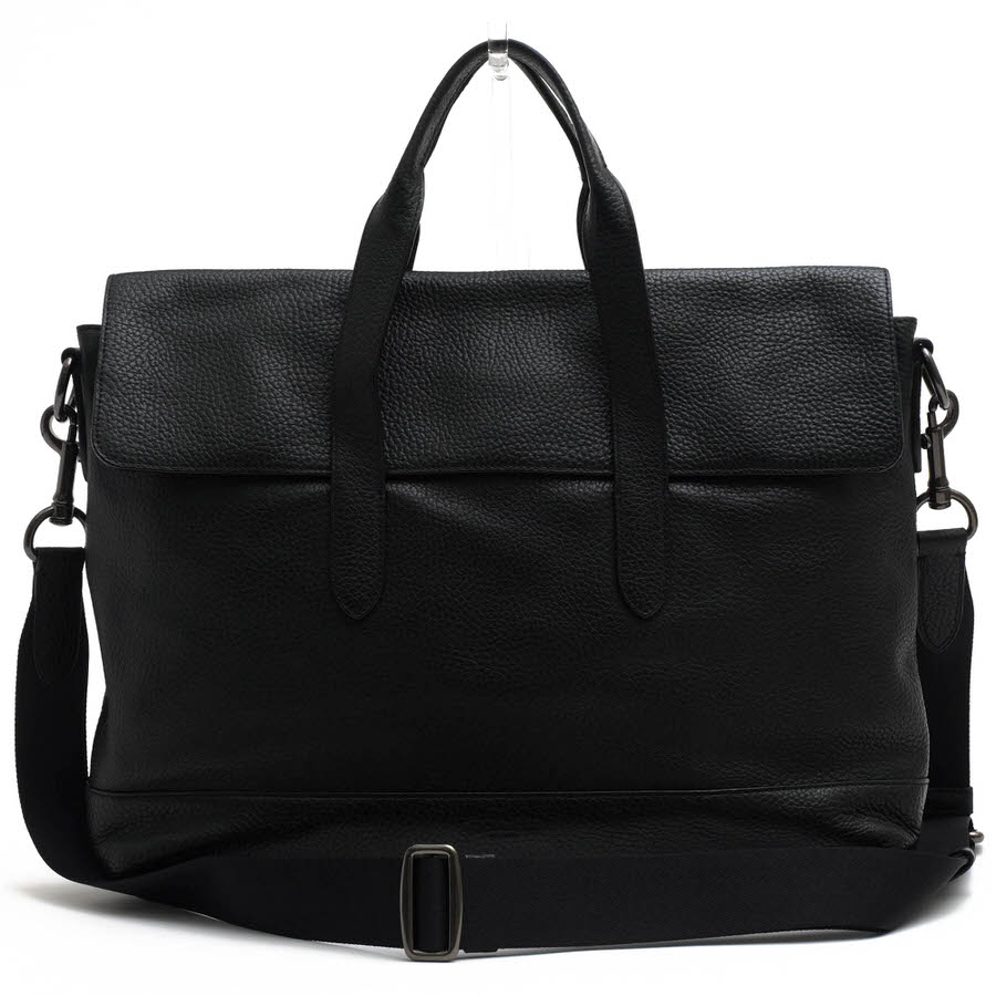 【美品】Coach ハミルトン ビジネスバッグ ２WAY レザー ブラック 美品】Coach ハミルトン ビジネスバッグ 2WAY レザー ブラック
