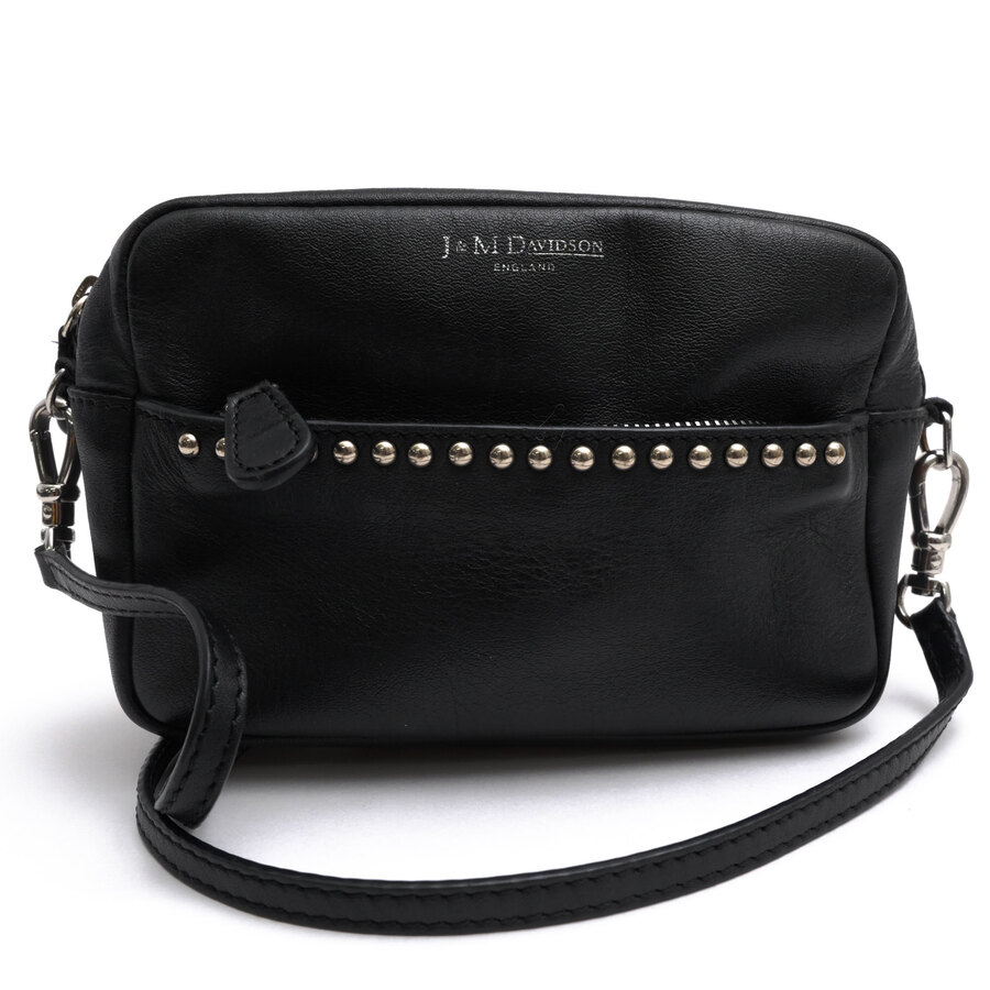 J＆M DAVIDSON ショルダーバッグ J＆Mデヴィッドソン 12019023080JN LIPSTICK POCHETTE WITH STUDS カーフレザー 牛皮   【中古】