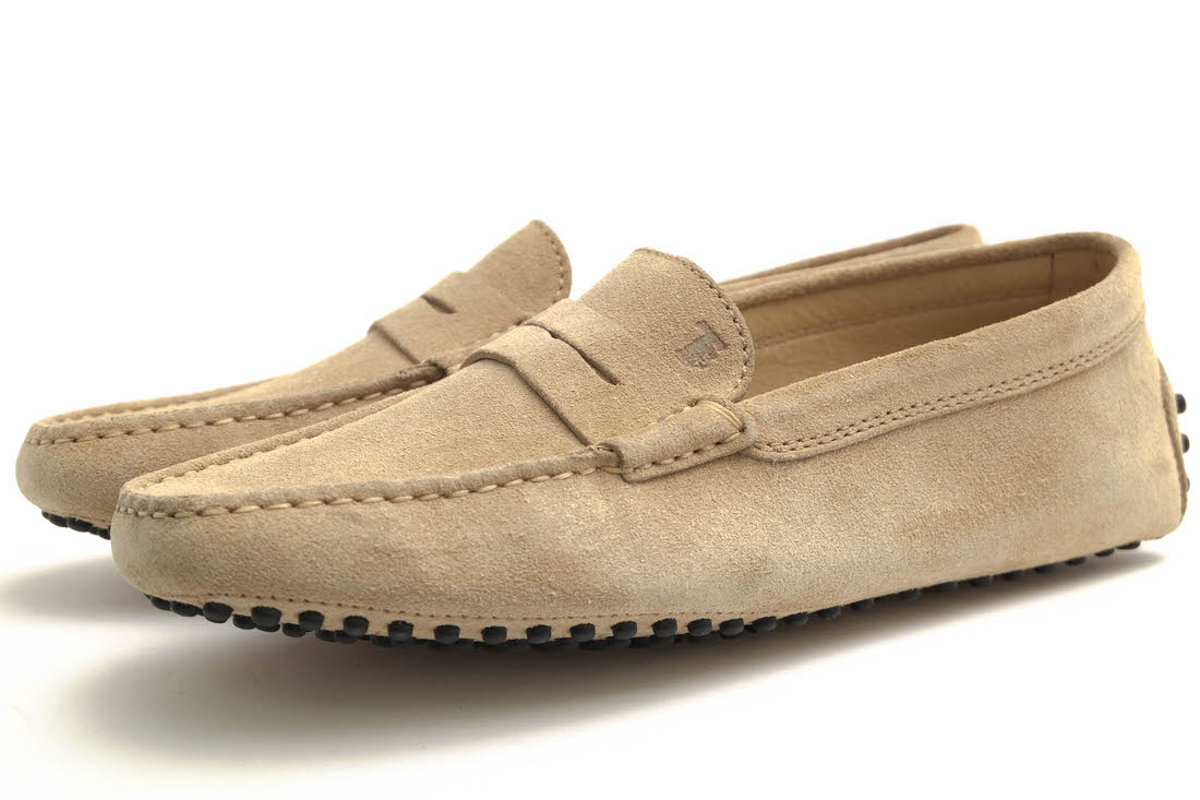 TOD\u0027S ドライビングシューズ トッズ GOMMINI MOCASSINO ゴンミーニ 牛皮  スリッポン 定番 【中古】