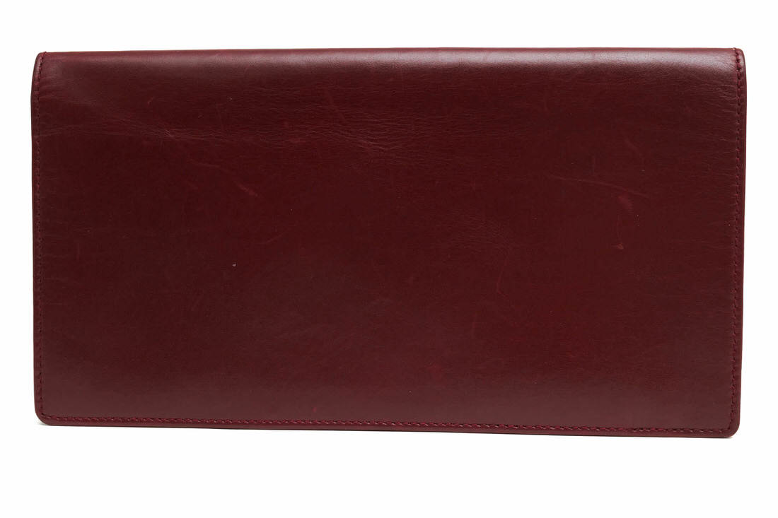 GUCCI 長財布 グッチ 牛革 カーフ ヴィンテージ品 小銭入れなし 札入れ 【中古】