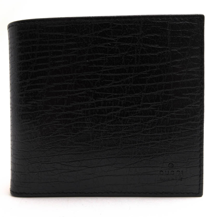 楽天市場】GUCCI 財布 グッチ 456126 Black Leather Card Case Wallet