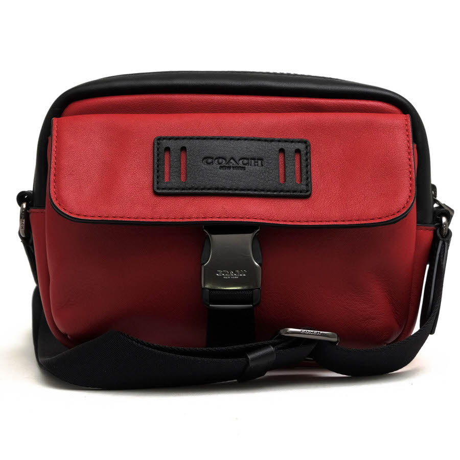 COACH ショルダーバッグ コーチ C2075 Ranger Crossbody レンジャー クロスボディ Smooth calf leather スムースカーフ 牛革 クロスボディ ボディバッグ ユニセックス 男女兼用 【中古】