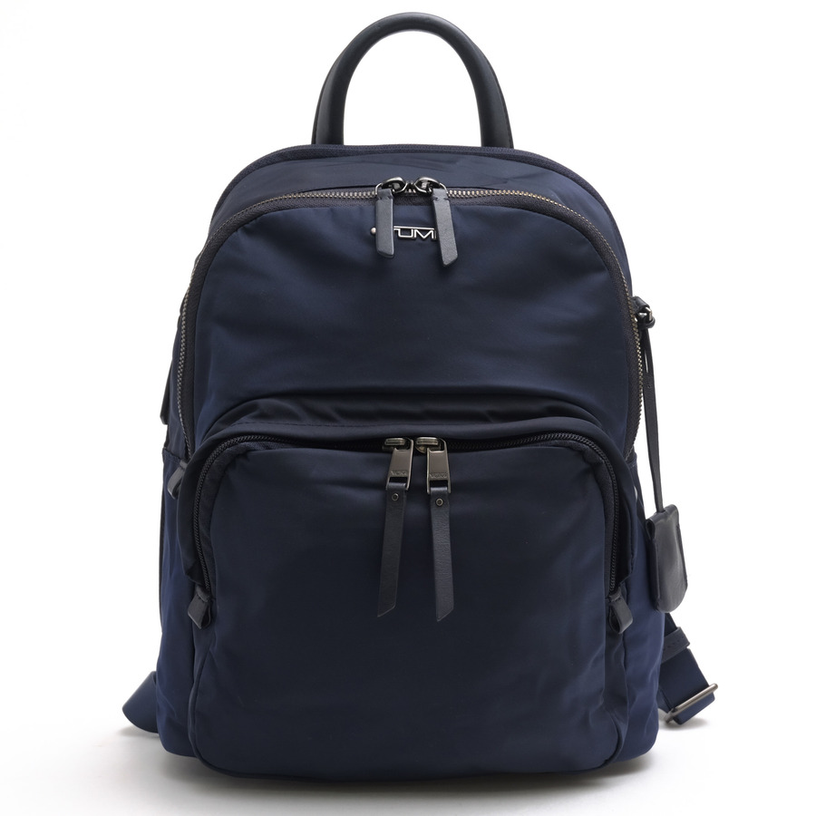 TUMI リュック トゥミ 196306MDT Voyageur Dori Backpack ナイロンツイル 牛革 バックパック ノートPC収納可 【中古】｜ブランディング