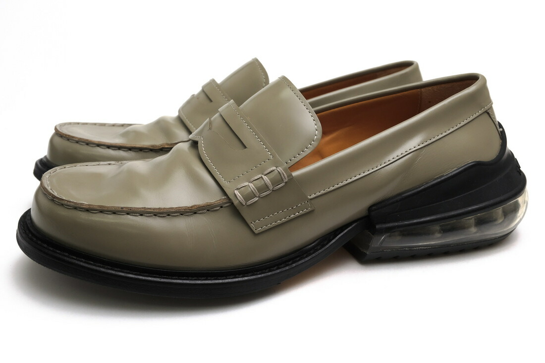 Maison Martin Margiela コインローファー マルタンマルジェラ マルジェラ S57WR0057 Airbag Heel Loafer ブラッシュドカーフレザー 牛皮 エアソール  【中古】