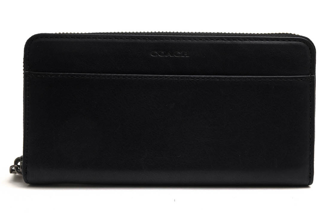 COACH 長財布 コーチ 74899 Accordion Wallet In Sport calf アコーディオンウォレット スポーツカーフ 牛革 小銭入れあり ラウンドジップ ラウンドファスナー 【中古】