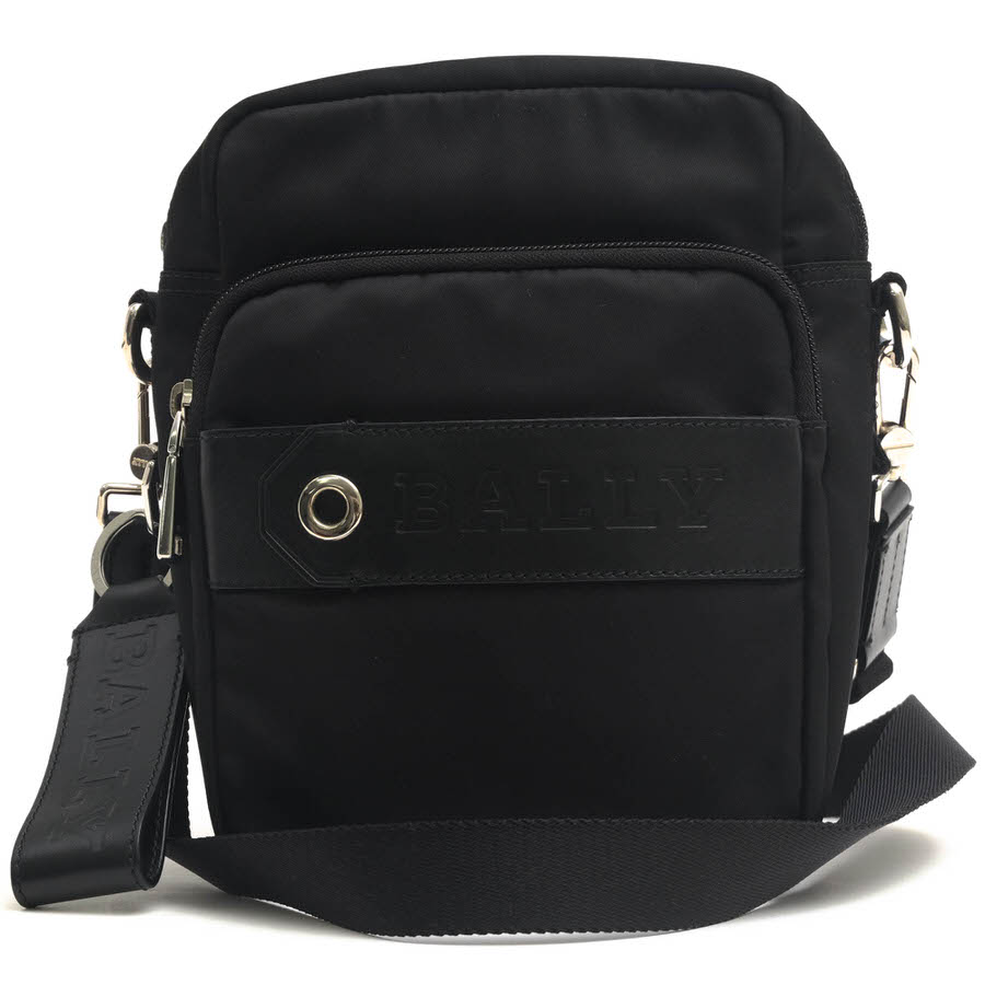 BALLY ショルダーバッグ バリー SKYLLER ナイロンツイル 牛革 クロスボディバッグ 【中古】