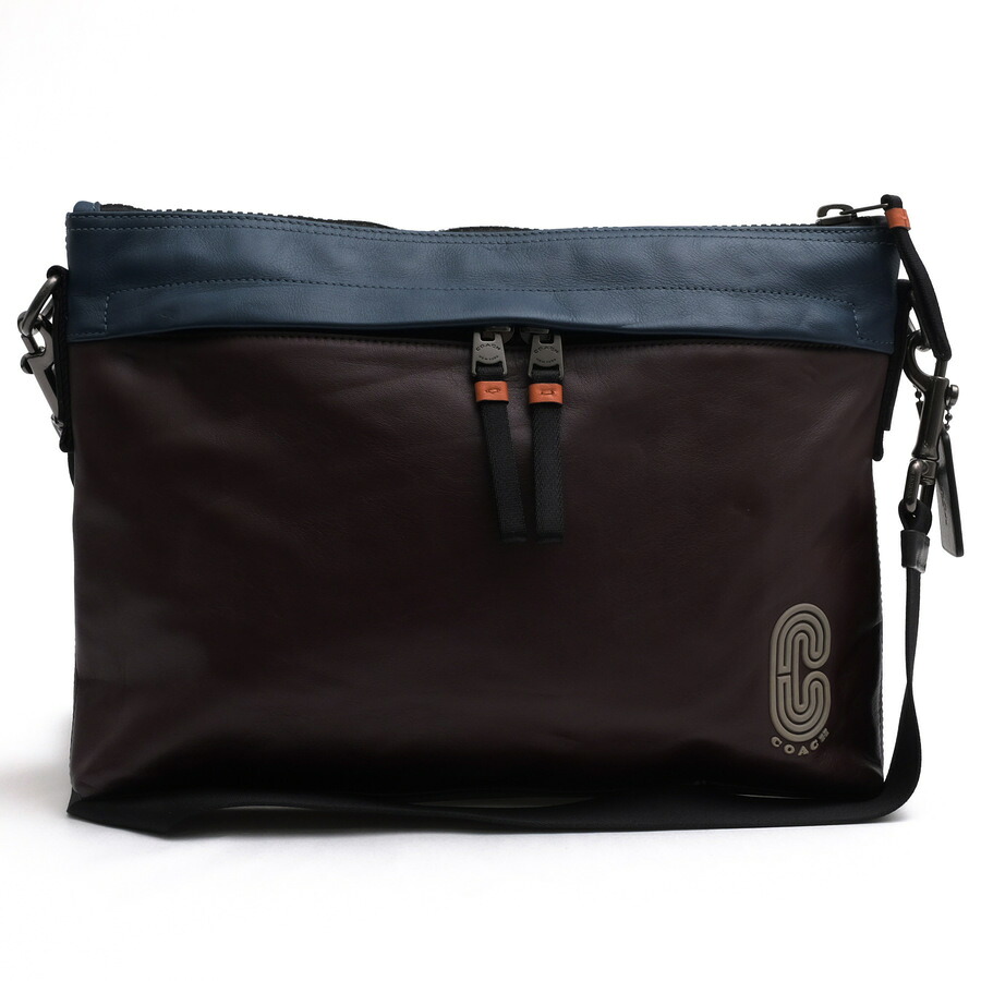 COACH ショルダーバッグ コーチ 89916 Edge Messenger In Colorblock カーフレザー 牛革 クロスボディ ユニセックス 男女兼用 【中古】|ブランディング