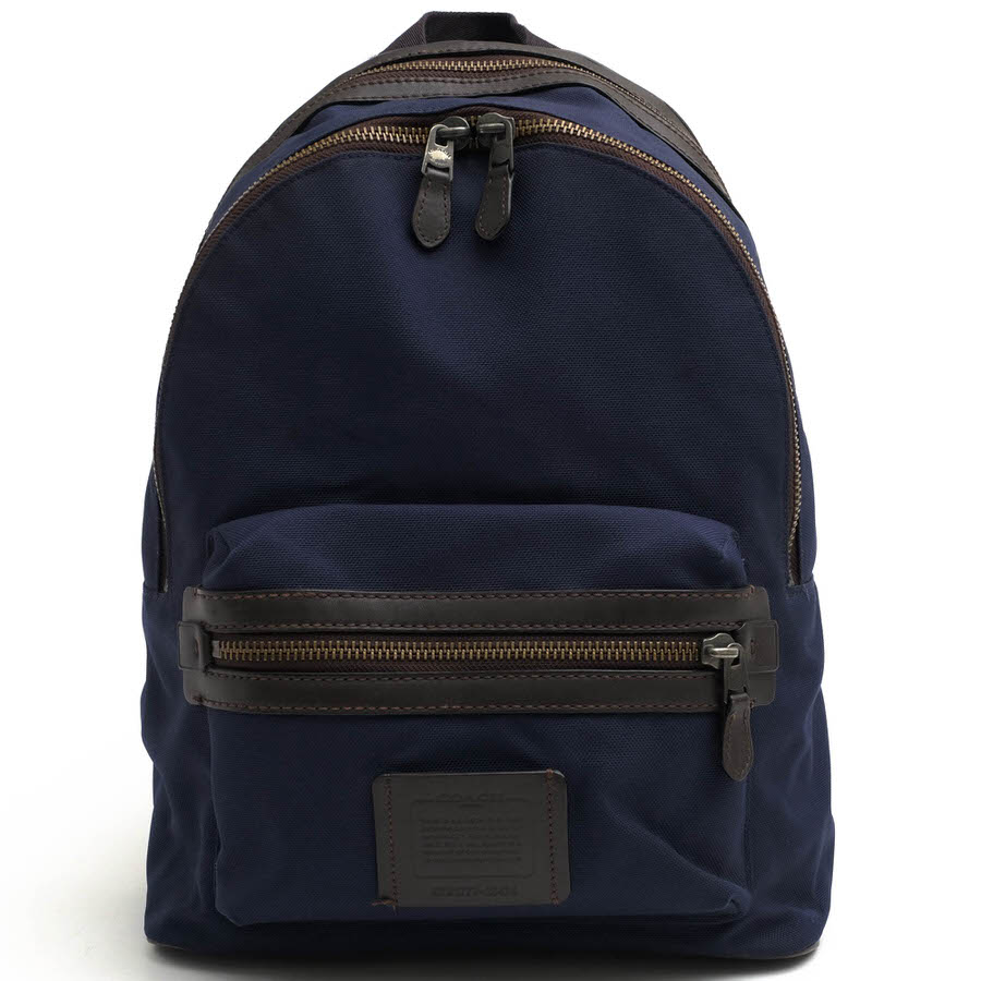 COACH リュック コーチ 29474 Academy Backpack アカデミーバックパック コーデュラナイロン カーフ 牛革 【中古】