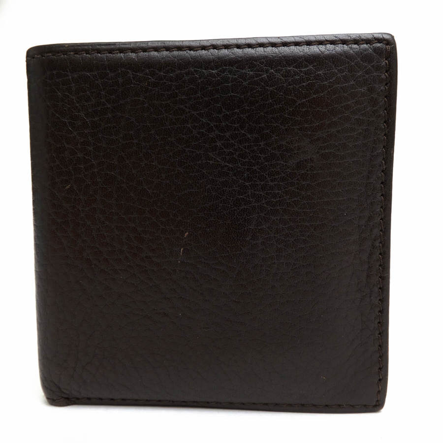 Cisei 財布 シセイ P1023 LD Calf Leather FOLDING WALLET with COIN PURSE リンドスレザー 牛革 カーフ 小銭入れあり 二つ折り シボ革 シュリンクレザー 【中古】