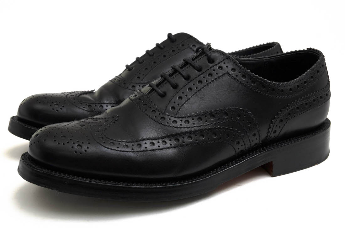 GRENSON ビジネスシューズ グレンソン 6508-01 110283 1212016 ALBERT アルバート 牛革 カーフ G-ONE ウイングチップ グッドイヤーウェルト製法 【中古】