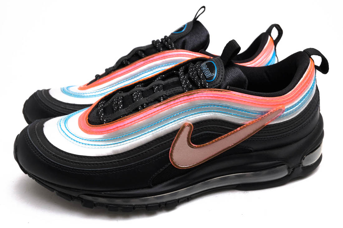 NIKE ローカットスニーカー ナイキ CI503-001 AIR MAX97 OA GS ON AIR NEON SEOUL 2019 エアマックス97 韓国 ソウル マルチカラー 【中古】|ブランディング
