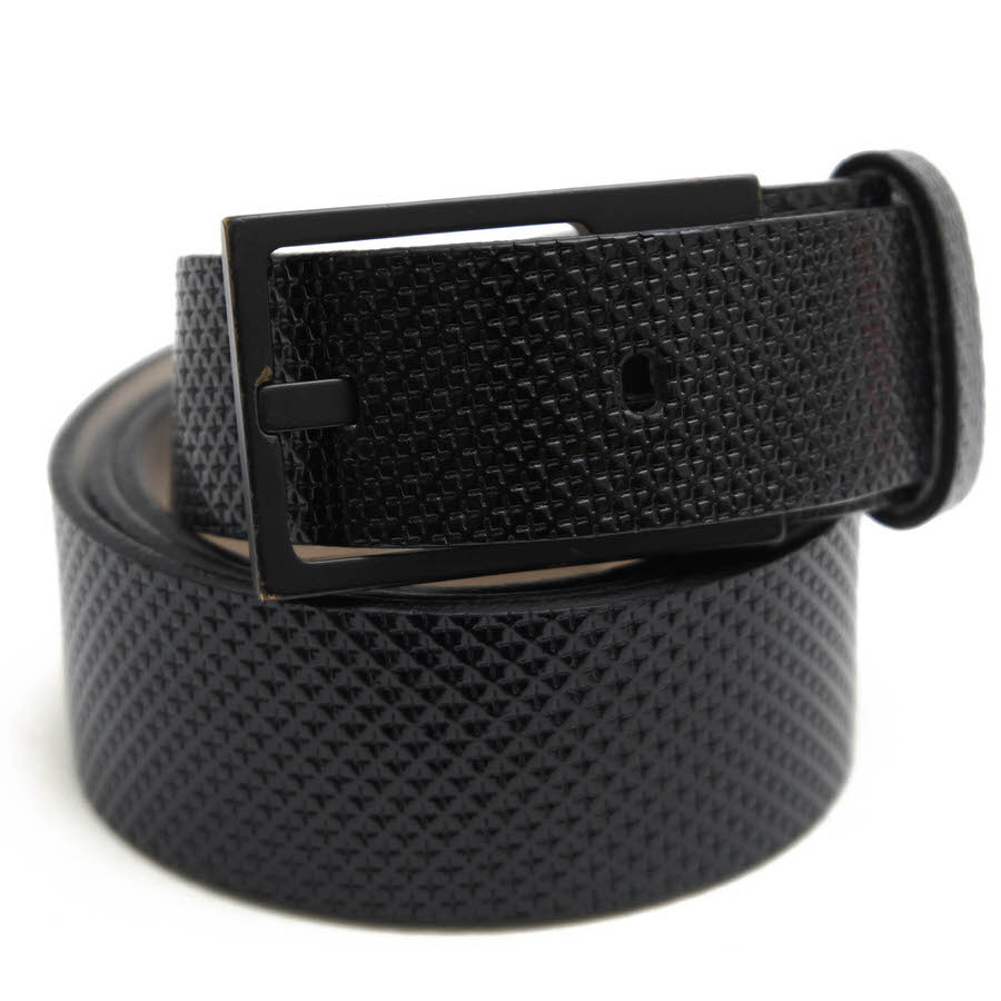 GIORGIO ARMANI レザー　ベルト　バックル　アルマーニ 397 黒 ea195.jpg?fitin=272:272