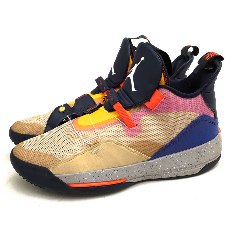 NIKE ハイカットスニーカー ナイキ BV5072-200 AIR JORDAN 33 PF VISIBLE UTILITY エアジョーダン ファストフィットシステム 【中古】｜ブランディング
