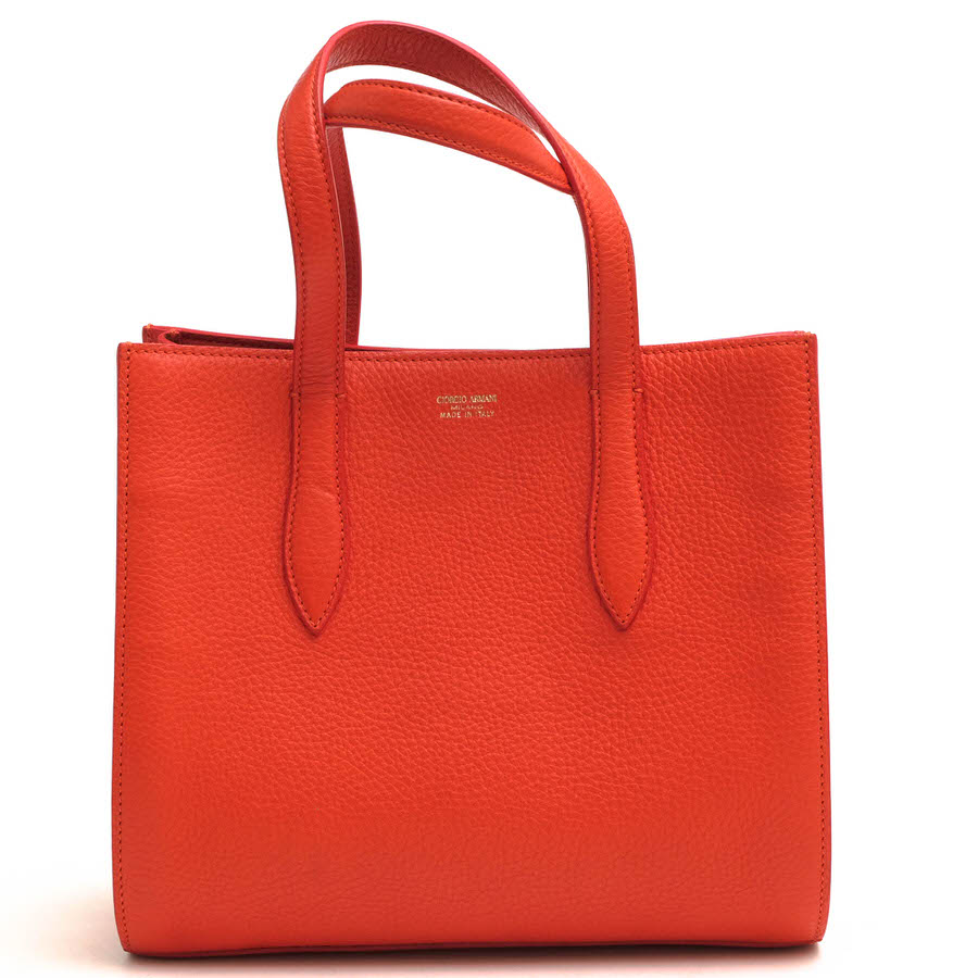 GIORGIO ARMANI - アルマーニトートバッグ 中古・古着通販】GIORGIO ARMANI (ジョルジョアルマーニ) トート