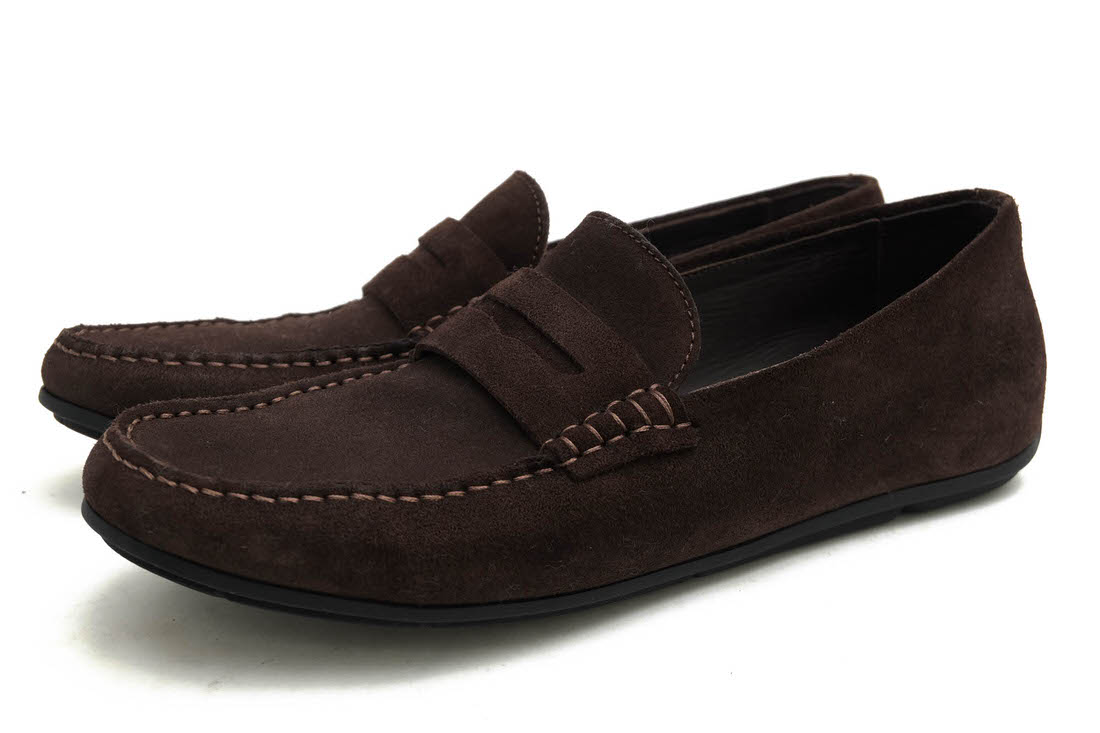 J.M.WESTON ドライビングシューズ ジェイエムウエストン #932 WARNING CAR SHOE 牛皮  モカシン 【中古】