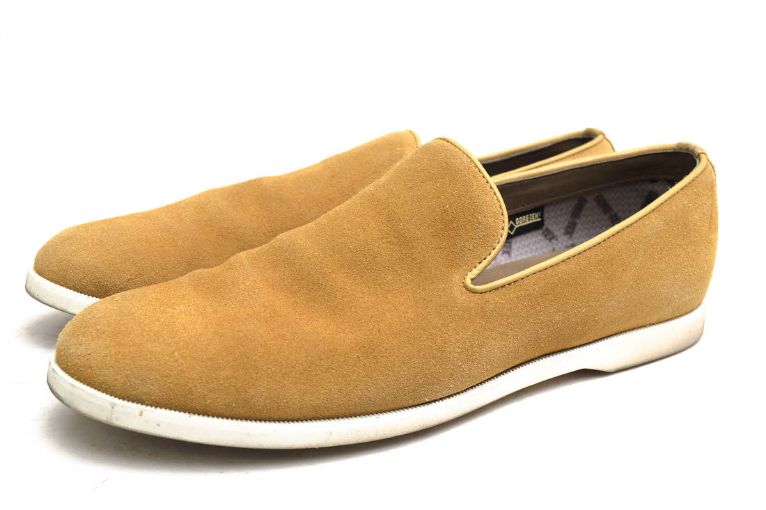 REGAL スリッポン リーガル DWELLER OPERA SHOES ーCOW SUEDE WITH GORE-TEX CJ4-A112S カウスエード 牛革 ゴアテックスGORE-TEX nonnative ノンネイティブ別注モデル Vibramソール 【中古】|ブランディング