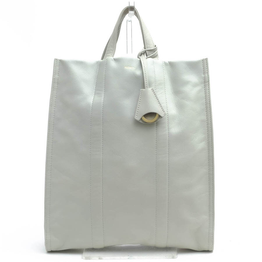 aniary トートバッグ アニアリ 19-02001 Garment Leather Cluch Tote Bag 牛皮 2WAY クラッチペダル御徒面子 ユニ一発やる 男女兼用 【中古】