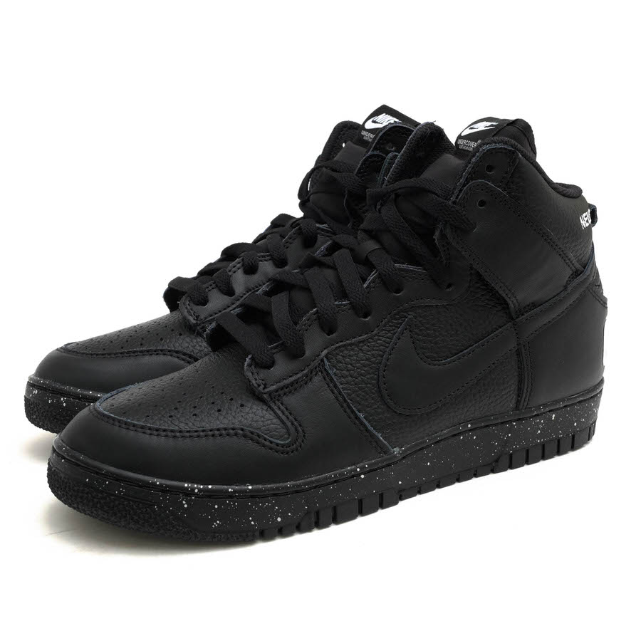 NIKE ハイカットスニーカー ナイキ DQ4121-001 DUNK HIGH 1985 ダンク ハイ UNDERCOVER アンダーカバー別注 Black 天然皮革 牛革 【中古】|ブランディング
