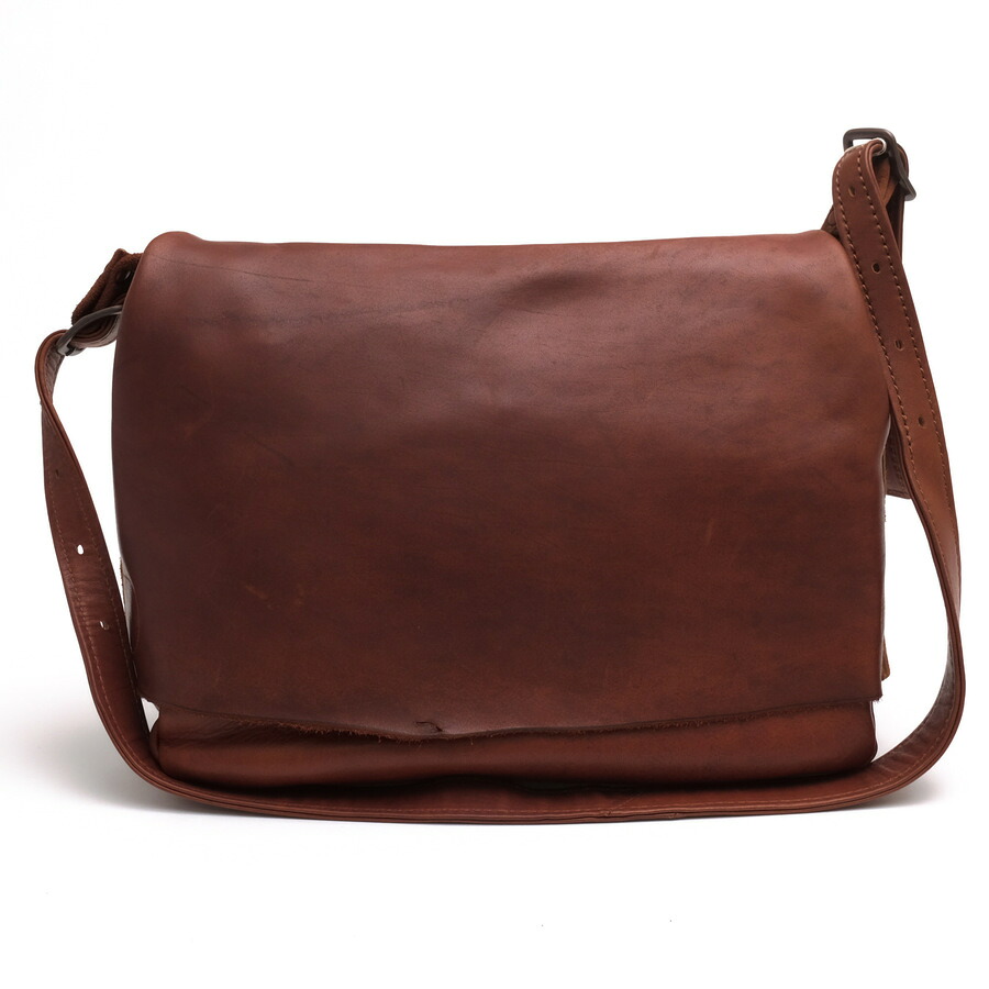 genten ショルダーバッグ ゲンテン 44612 HORSE LEATHER BAG ホースレザー 馬革 フルベジタブルタンニン鞣し メッセンジャーバッグ ユニセックス 男女兼用 【中古】|ブランディング