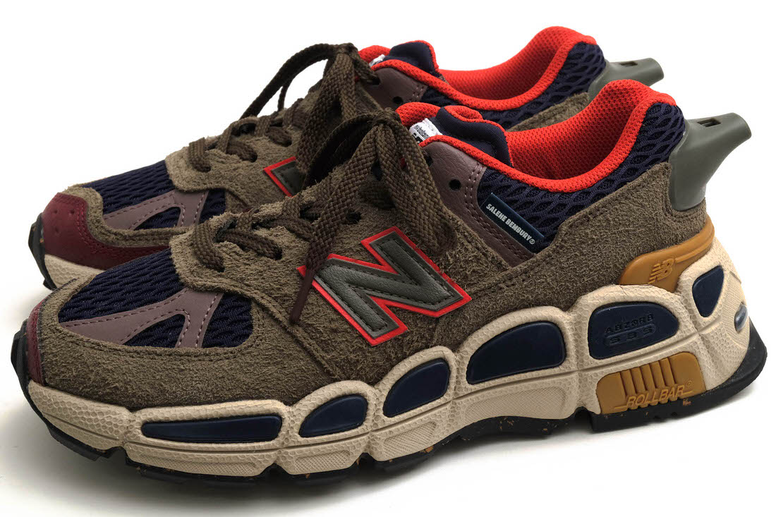NEW BALANCE ローカットスニーカー ニューバランス MS574YSB TEAM FOREST GREEN BURGUNDY SALEHE BEMBURY サレへ バンバリー ABZORB 【中古】