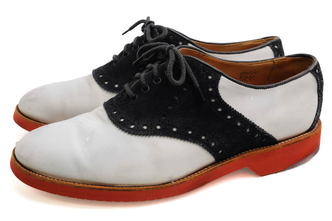 Tricker's ビジネスシューズ トリッカーズ M7261 Saddle Oxford 牛革 オックスフォードシューズ サドルシューズ グッドイヤーウェルト製法 【中古】