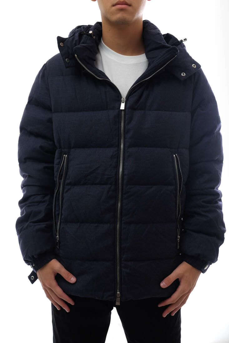 TATRAS ATELIER TANARO ヘリンボーン ツイード ダウンコート TATRAS ATELIER TANARO ヘリンボーン ツイード ダウンコート