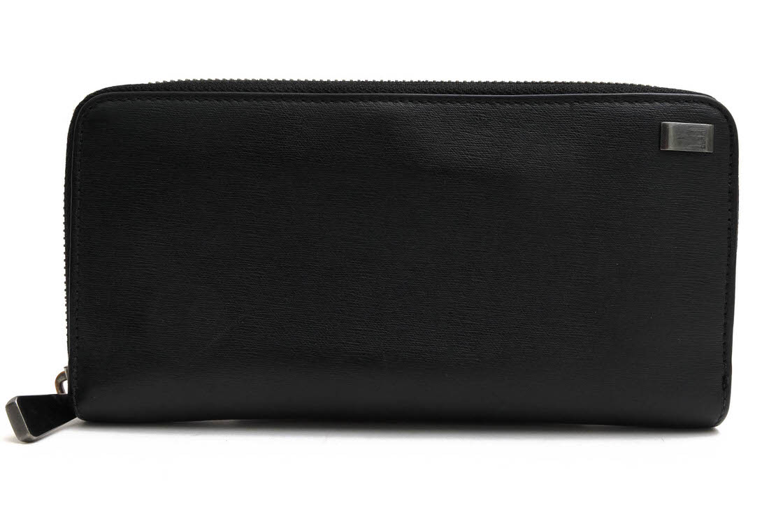 Dunhill 長財布 ダンヒル L2B018A SIDECAR サイドカー グレインカウハイドレザー 牛革 小銭入れあり ラウンドジップ ラウンドファスナー 【中古】|ブランディング