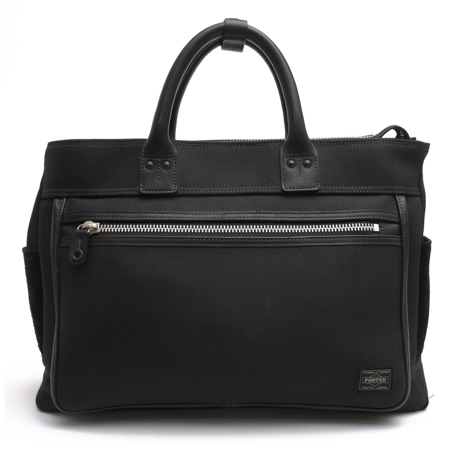 PORTER ビジネスバッグ ポーター 吉田カバン 010-04426 ELDER BRIEFCASE エルダー 縦糸ナイロン 横糸コットン平織り 撥水加工 ウレタンコーティング 【中古】｜ブランディング 21,083円