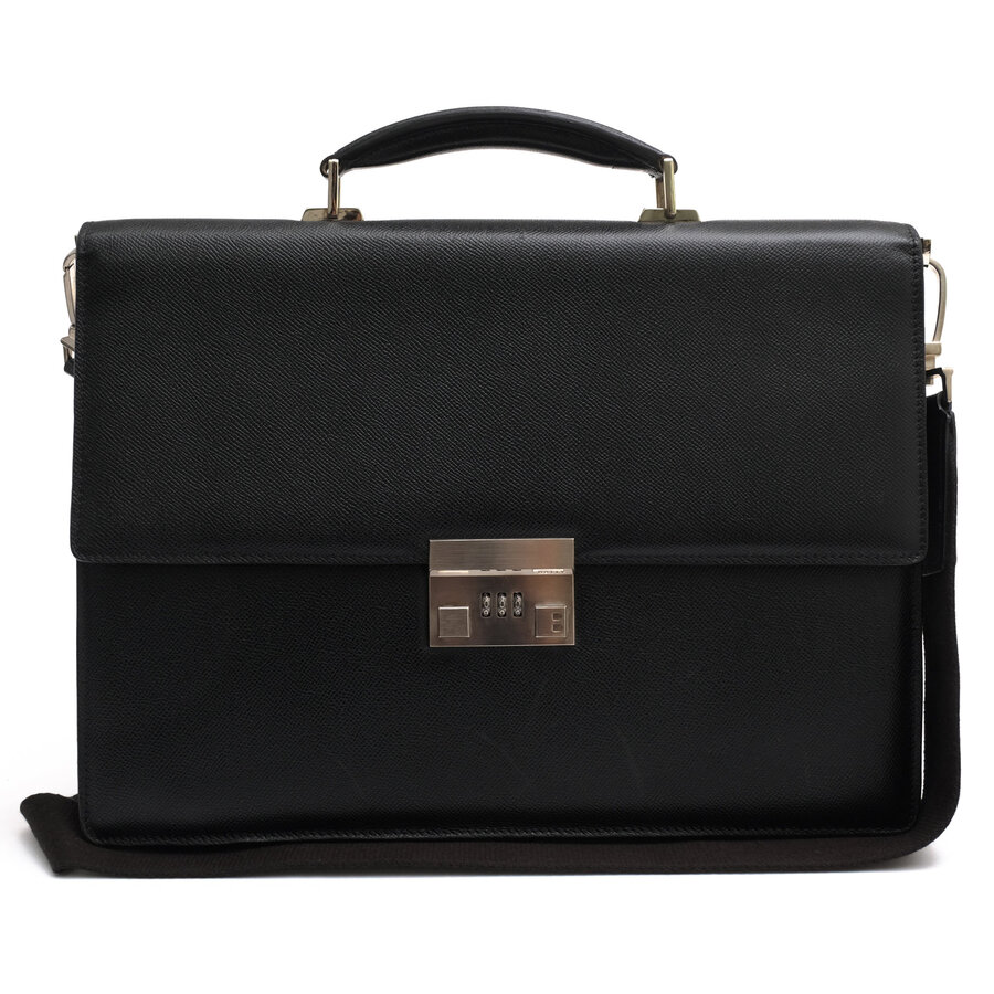 BALLY ビジネスバッグ バリー Naras グレイン型押しカーフレザー 仔牛革 A4サイズ収納可 2WAY ショルダーバッグ 【中古】|ブランディング